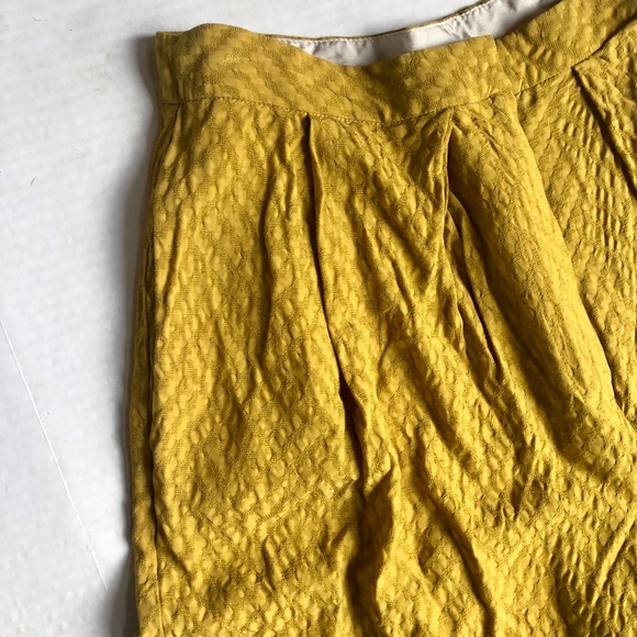 Anthropologie Seen Worn Kept Pleated Chevron Shorts - Picture 3 of 8